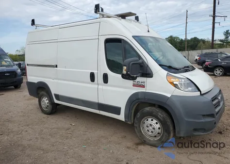 2015 Ram Promaster 2500 2500 High from USA, damaged, VIN 3C6TRVCD3FE509103